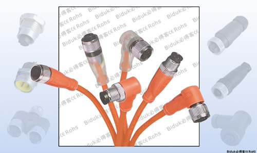 惠州博得bodeM8连接线 M12连接器 传感器用连接线