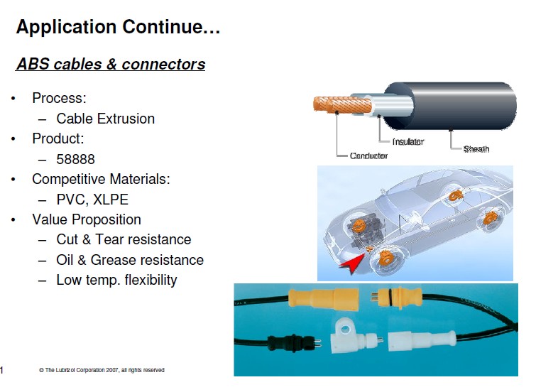 汽车配件TPU 美国诺誉化工TPU
